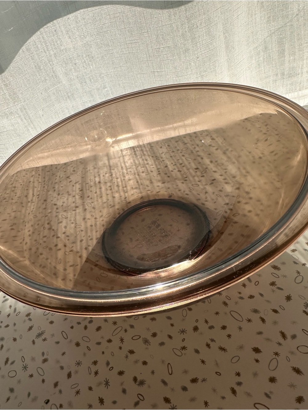 PYREX 325 Amber Glass Mixing Bowl